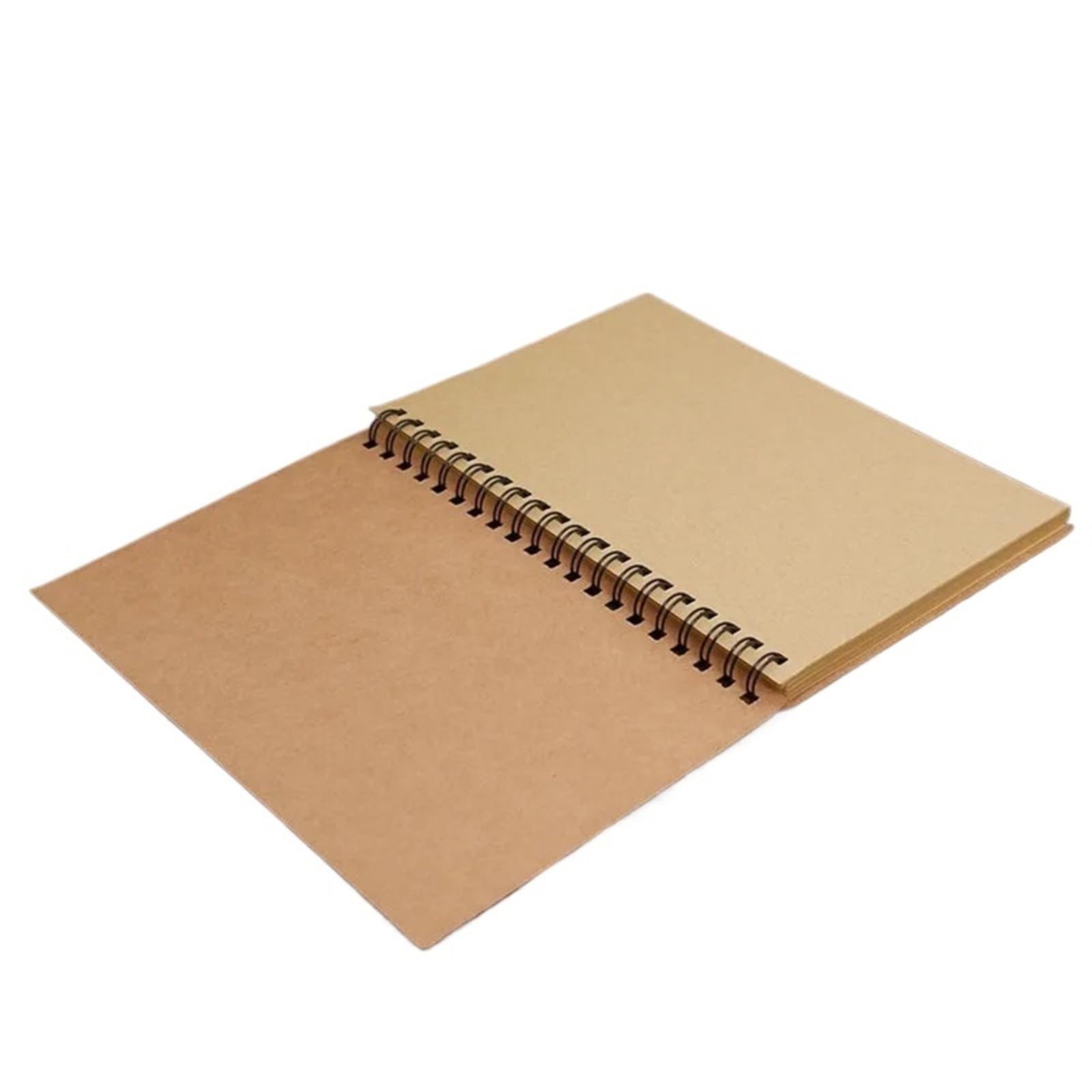 Softcover-NotizbüCher Skizzenbuch, Tagebuch for Zeichnen, Malen, Graffiti, weicher Einband, schwarzes Papier, Skizzenbuch, Memo-Notizbuch, Büro, Schulbedarf NotizbüCher A5 Softcover(Brown-brown)