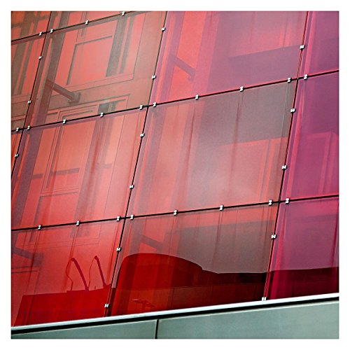 Bdf Card Window Film Transparent Color Red (36" X 7Ft) #TOP7