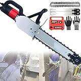 Concrete Saw, 7800W/8800W/7500 RPM Diamond Chain Brushless...