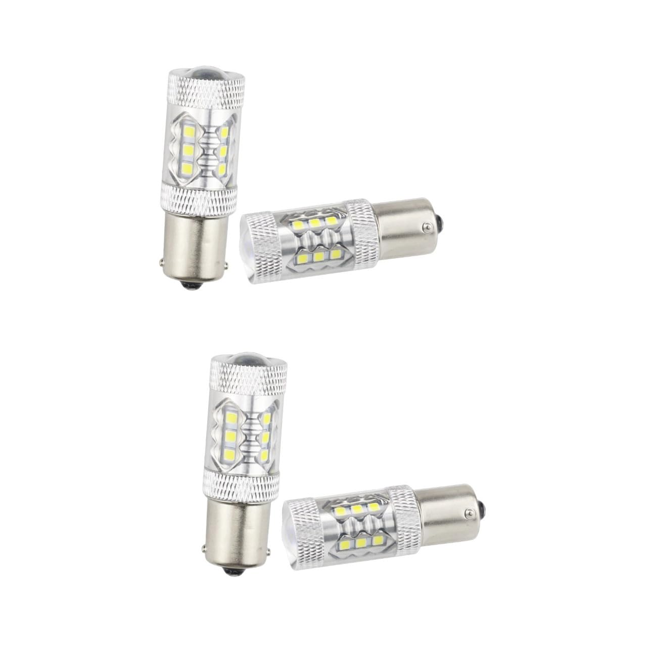 SUPVOX 8piezas Bombillas Led Bas Luz De Freno y Señal Luz Diurna Para Automóvil Fácil Instalación Alta Eficiencia Energética