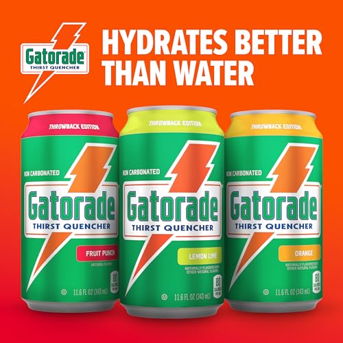 Gatorade Thirst Quencher, 3-Flavor Variety, 12 Fl Oz Cans (Pack of 18) - image 5
