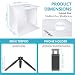 Neewer 40cm Caja de Luz de Mesa para Fotografía 2 Tiras de...