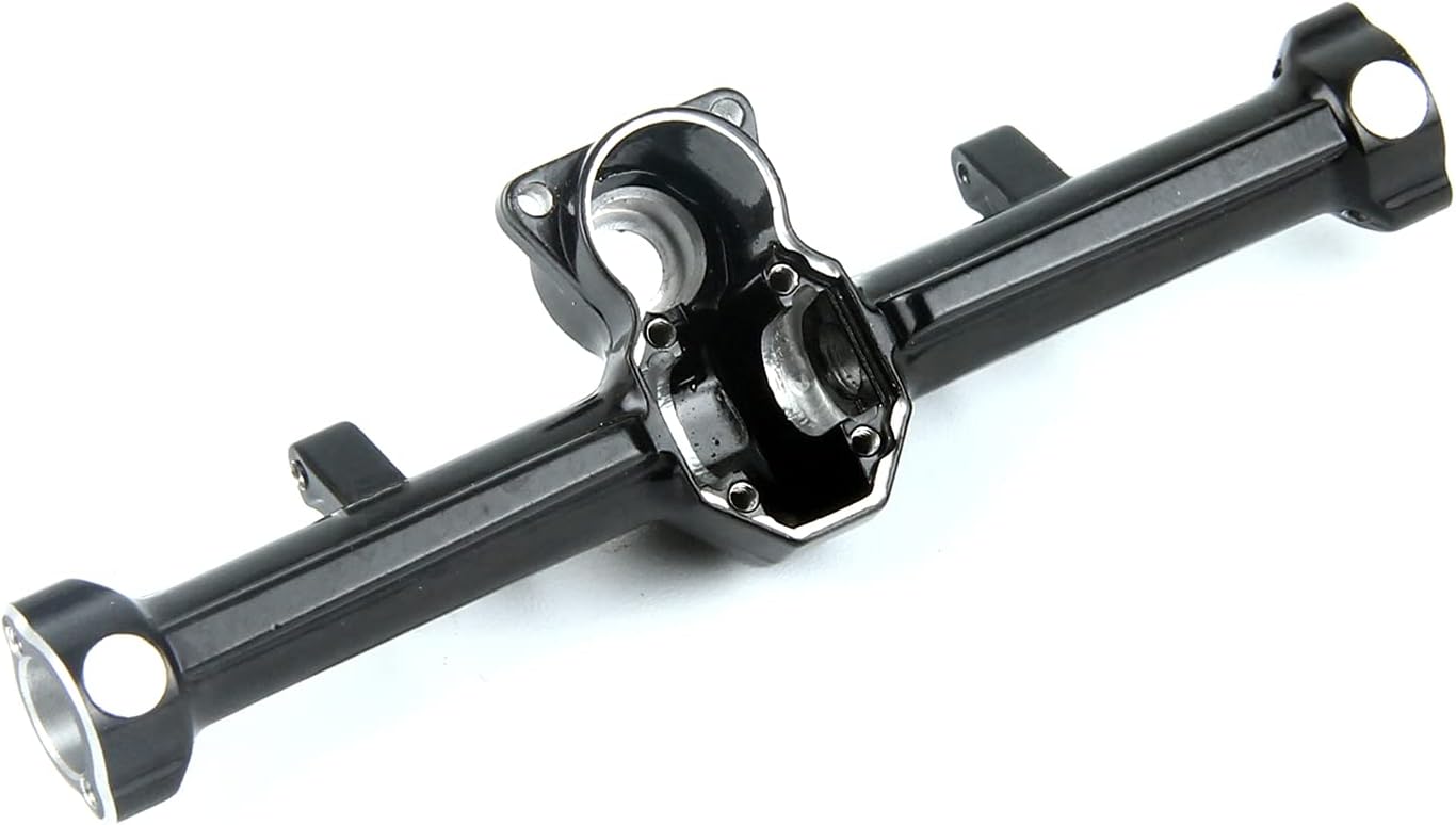 LCX Racing 1/24th RC Crawler Car Aluminum Rear Axle Housing Rear Axle Case for Axial SCX24, Upgrades Parts Accessories (Rear Axle)