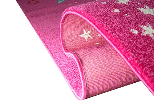 CARPETIA Kindertapijt speeltapijt kinderkamer meisje toverfee fee tinkerbell roze maat 140x200 cm - Afbeelding 7