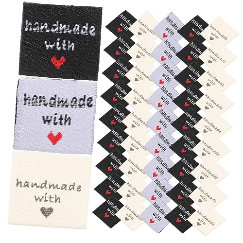 DIKACA 150 Piezas Etiquetas de Ropa Diy Etiquetas de Personalizadas y Reutilizables