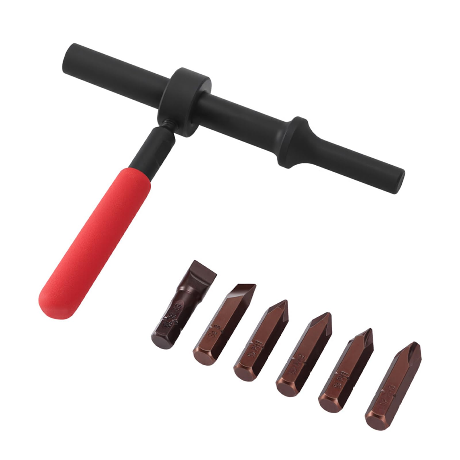 Duty Effect Screwdriver Set Screw Remover Tool for Vehicle Maintenance Includes PH1 PH2 PH3 PH4 SL8 SL10 Bits Air Effect Screw Remover