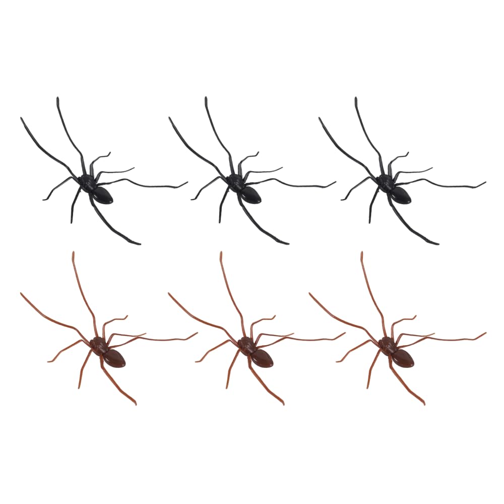 Spider Fridge Magnet, 2/4/6PCS Realistic Spiders Refrigerator Magnets Magnetic Spider Decoration for Halloween Birthday Pranks