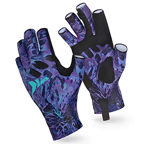 image for KastKing Sol Armis Sun Gloves UPF50+ Fishing Gloves UV Protection, Sun