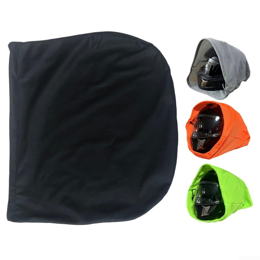 Housse Anti-Poussière Casque Moto Besttoolifes – Tissu Oxford + Polaire Intérieure, Cordon Serrage, Noir
