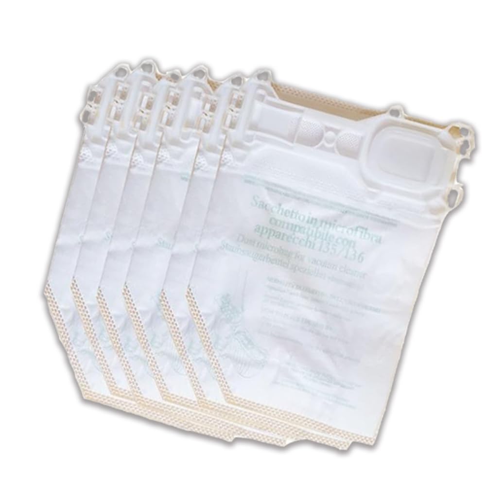 Kit Ricambi Per Folletto VK 135/136 - 6 Sacchetti Microfibra, 6 Profumi, Filtro HEPA E Griglia Motore | DL Service - Foto 11