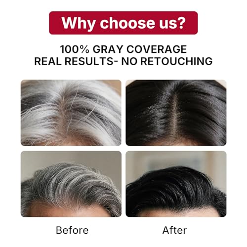 Karseell Black Hair Dye | Ammonia-Free Gray Coverage