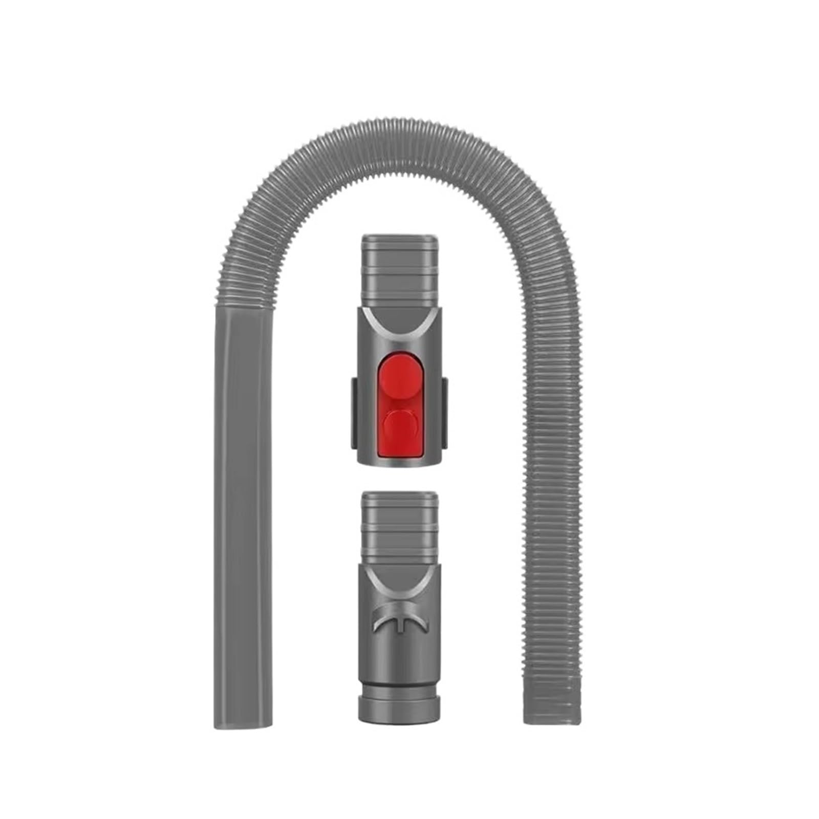 Cgpacvmje Grey Dryer Vent Cleaner Kit Vacuum Hose Attachment,For V15 V12 V11 V10 V8 V7 V6 Vacuum Cleaners Lint Remover Vacuum Attachment(Grey)