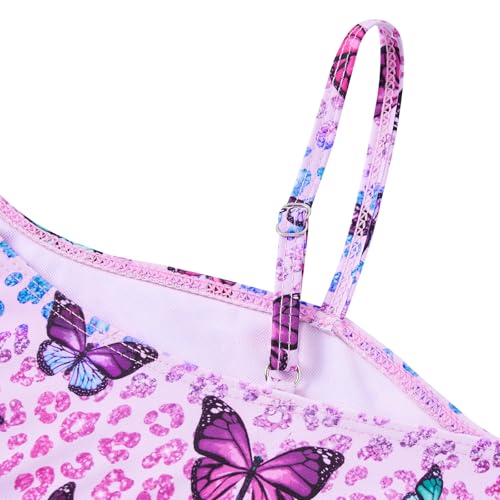 Image of RAISEVERN Girls Swimsuit 3 Piece Bathing Suits Cute Swimwear for 5-12 Years