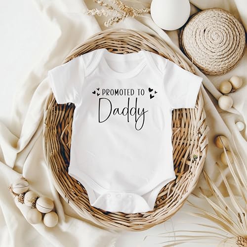 Promoted to Daddy Pregnancy Announcement Infant Bodysuit - Suprise Gift for Dad3