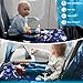 Toddler Airplane Seat Extender for Kids, Airplane Bed for Toddler for Travel, Baby Travel Essentials for Flights, Portable Inflatable Kids Plane Bed and Foot Rest