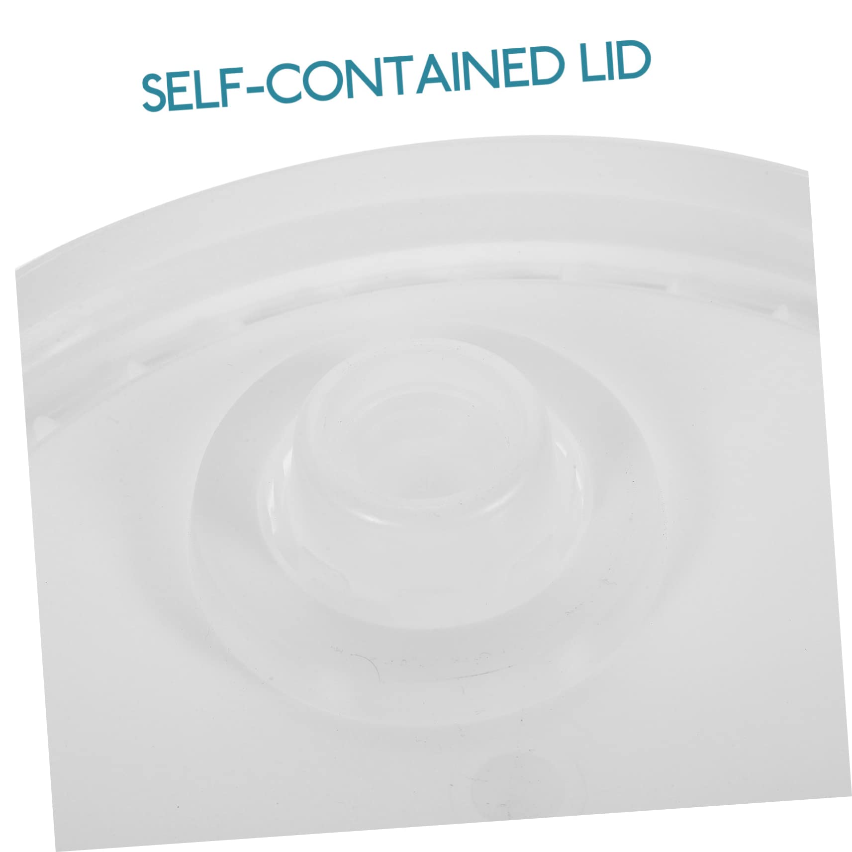 Cubo Redondo para Pintura de 10 L Blanco Hdpe con Tapa