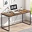 Amazon.com: EXCEFUR Modern Computer Desk, Small Home Office Desk, Wood ...