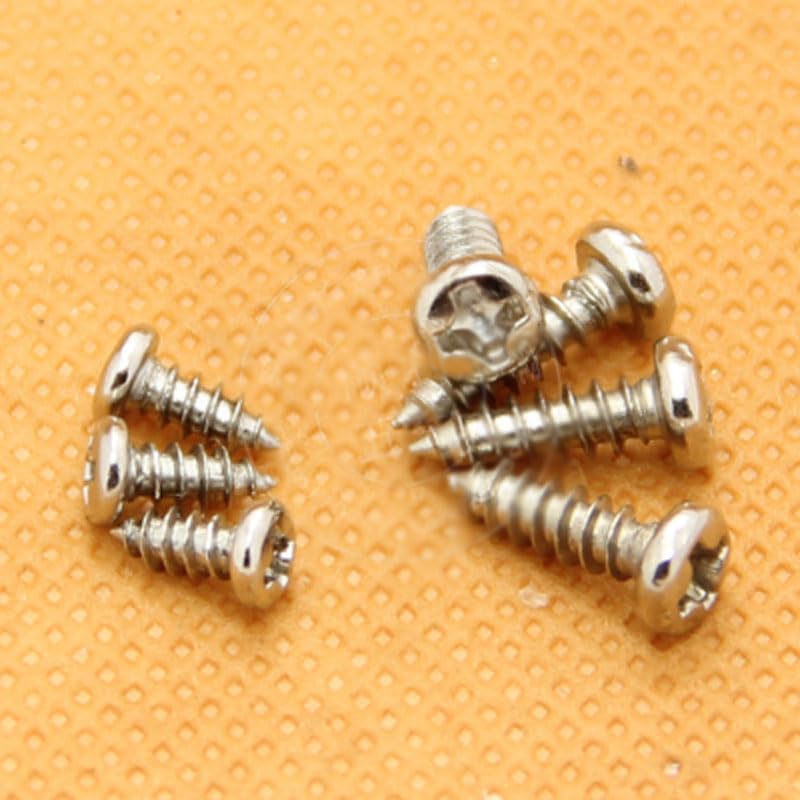 M1.5 M1.7 Phillips Screw Round Head Bolts Cross Pan Head Self-Tapping Screws Nickel Plated 4-16mm Length - (Size: M1.7x6mm)