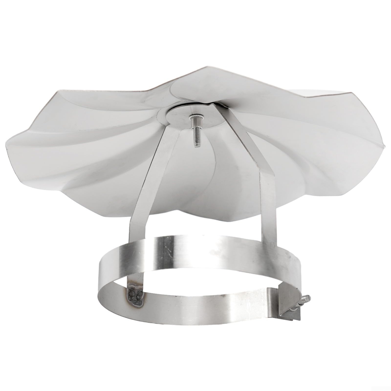 OYSKGNCMW Chimney Cowl Bird Guard, 102mm Stainless Steel Rain Snow Hat Chimney Flue Cowl Pipes Roof Vent Cap Rain Cover Stove Pipes Cap