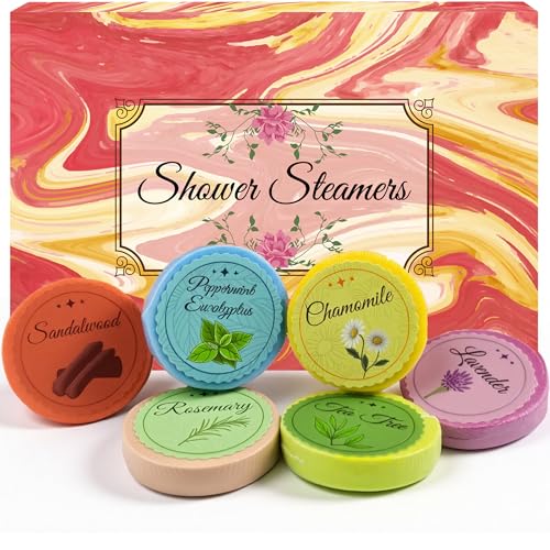 Travel Essentials - Shower Steamers Aromatherapy - Teacher Gifts for Women Men Wife - Birthday Gift...