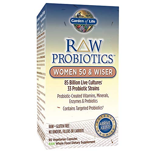 Garden of Life RAW Probiotics Women 50 & Wiser - Acidophilus Live Cultures