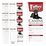 Jeffers Canine Health Records, 5 Pack