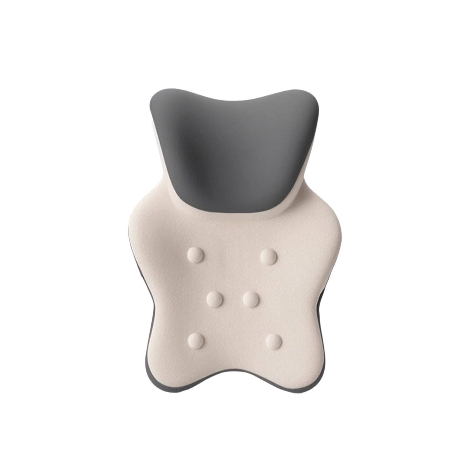 Almohada con Correa Ajustable, Gris Beige, 49 × 37 × 14 Cm