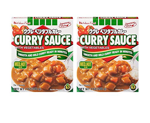 House Foods Curry Sauce with Vegetables (Medium Hot)