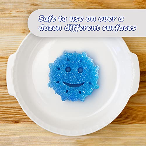 Scrub Daddy Sponge Set - Winter Shapes - Non Scratch Scrubbers for Dishes and Home, Odor Resistant, Temperature Controlled, Soft in Warm Water, Firm in Cold, Deep Cleaning, Dishwasher Safe, 3ct - Thumbnail 7