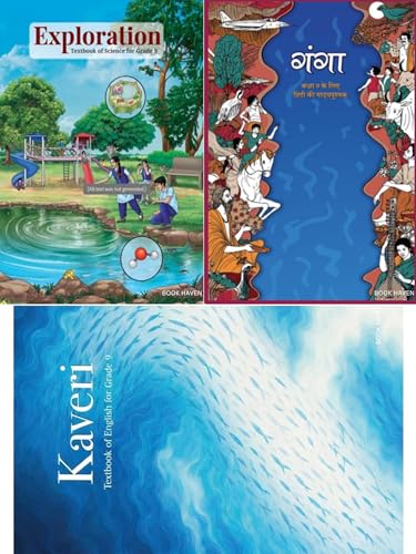 Image of Grade 9 Textbook Combo Set - Science Exploration, English Kaveri, Hindi Veena, Mathematics Ganita Manjari Part 1 - Complete School Study Bundle