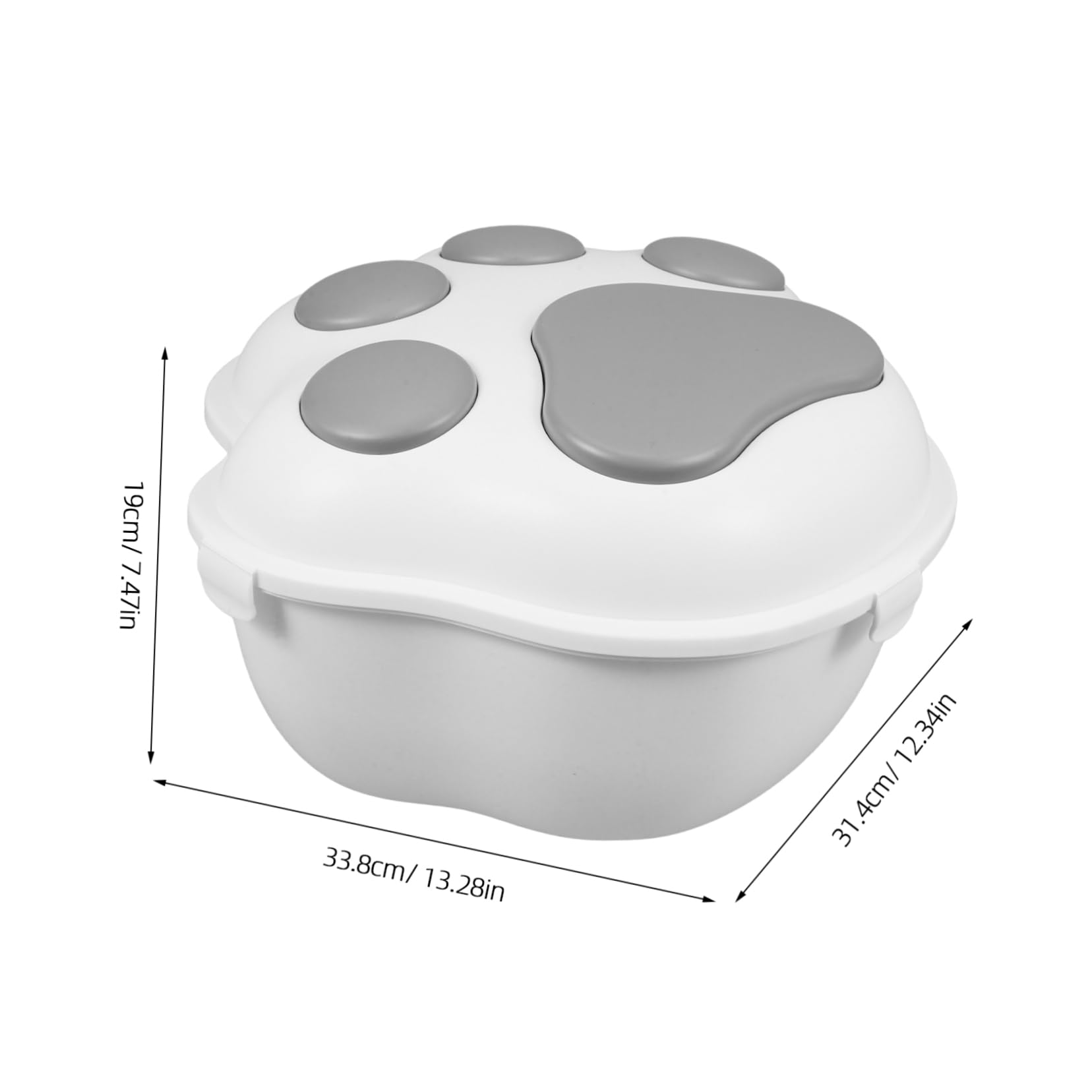HOLIDYOYO Airtight Dog Food Storage Container Chic Design Cat Food Holder Effortless Cleaning Convenient and Sealed for Home
