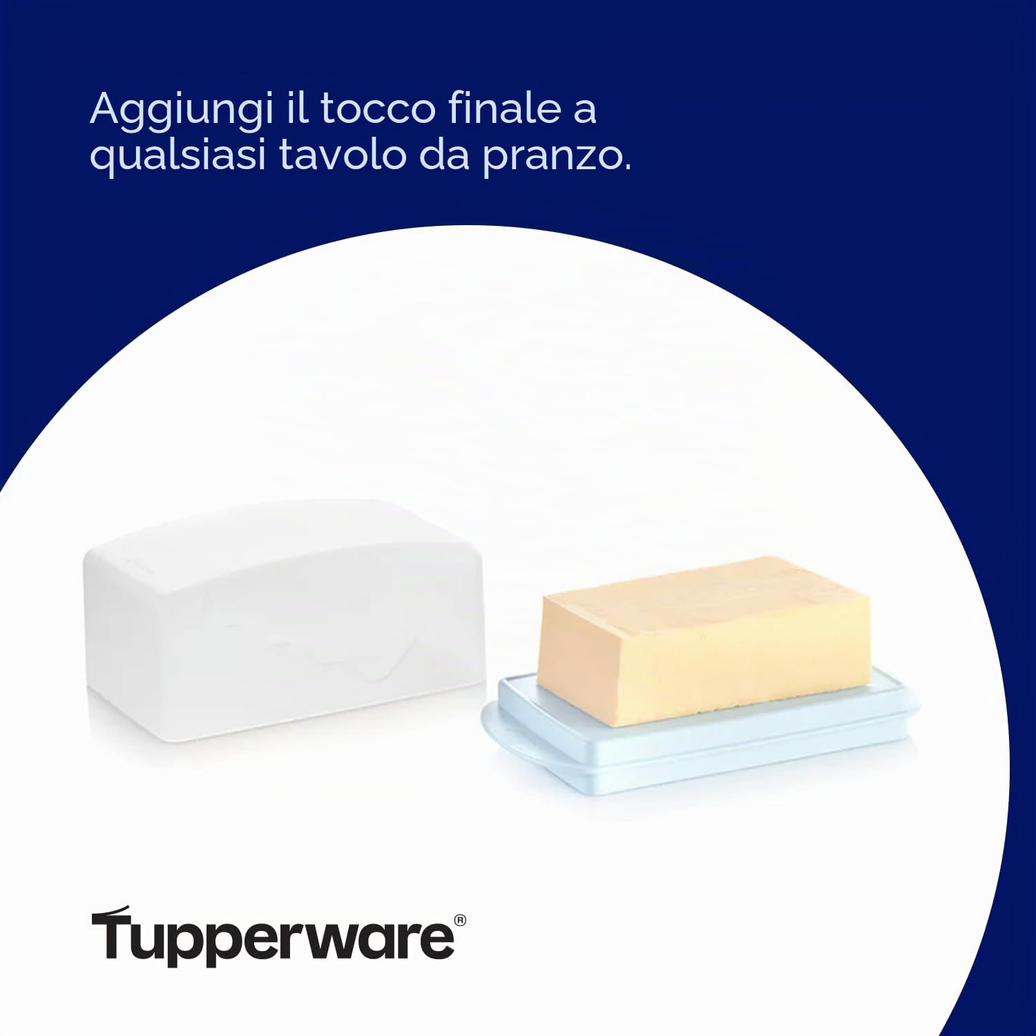 Tupperware Impressions Burriera – Azzurro – Lavabile in lavastoviglie e senza BPA
