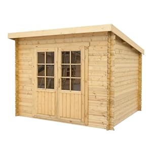 Houten tuinhuis blokhut Heywood 300x200cm