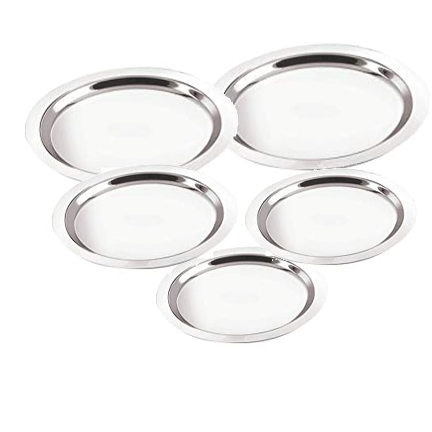 Heavy duty Stainless Steel ss Lid for vessels, kadai Lid (Dia:11.5cm, 12.5cm, 14.0cm, 15.25cm, 16.5 cm. (4.5", 5", 5.5", 6", 6.5 inches) Approx.Wt: 385gm. s6,7,8,9,10)