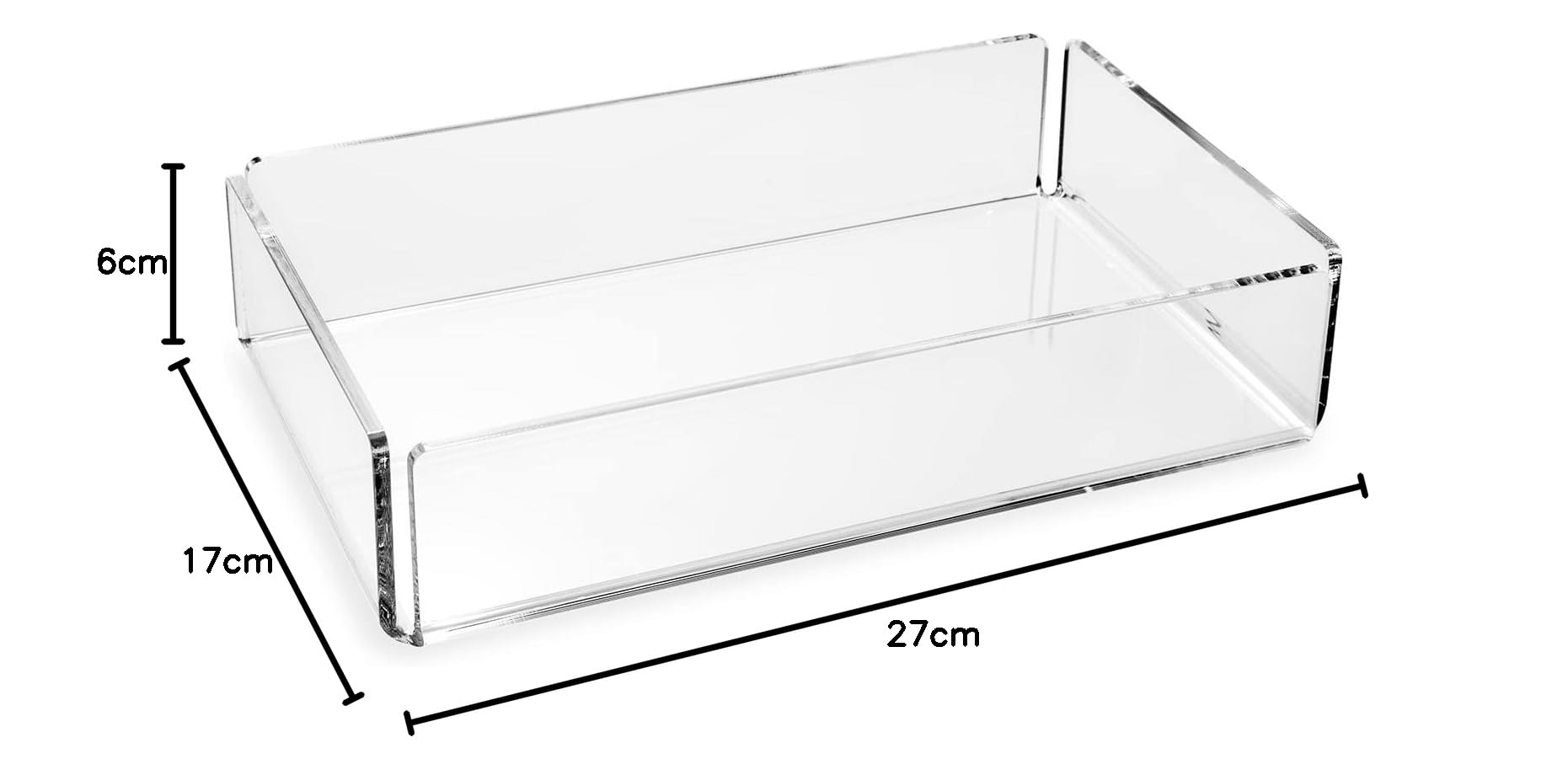 Web Convenienza Contenitore di Design in Plexiglass - Clio Beauty Big Trasparente - Big
