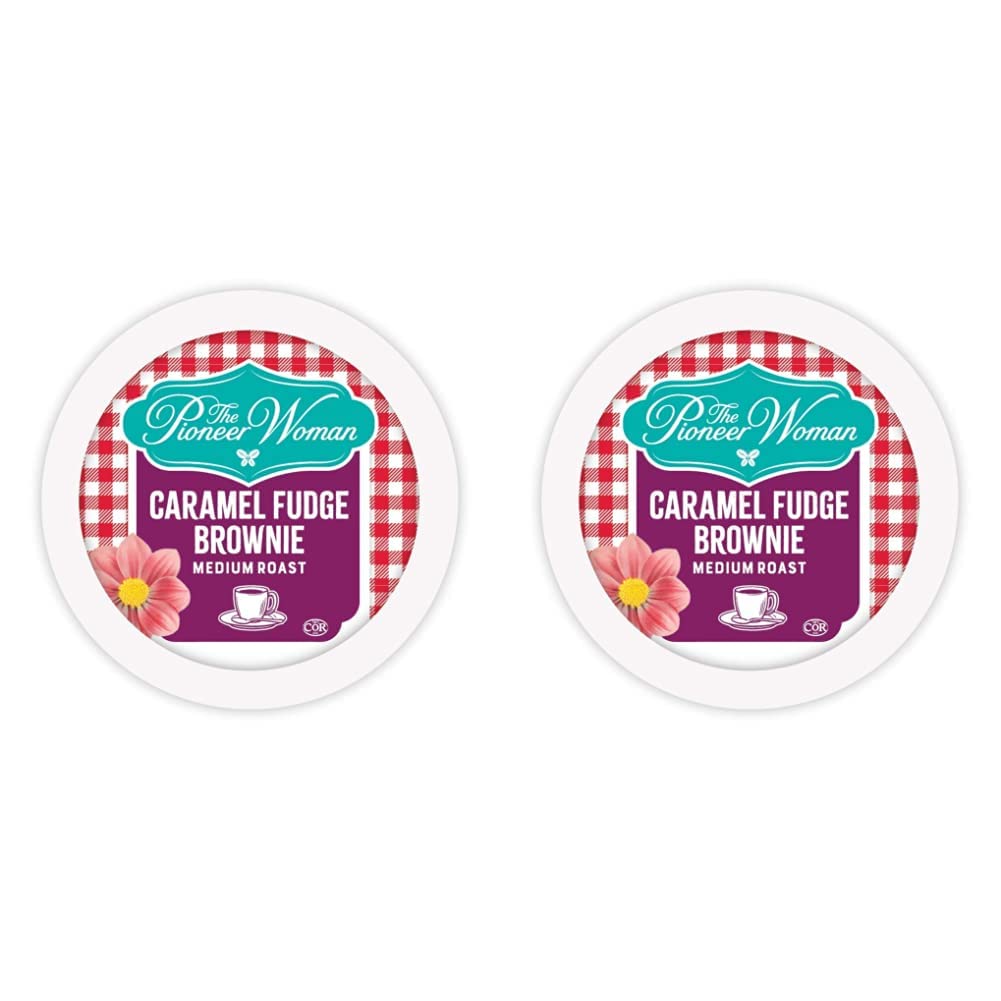 The Pioneer Woman Flavored Coffee Pods, Caramel Fudge Brownie, Flavored Single Serve