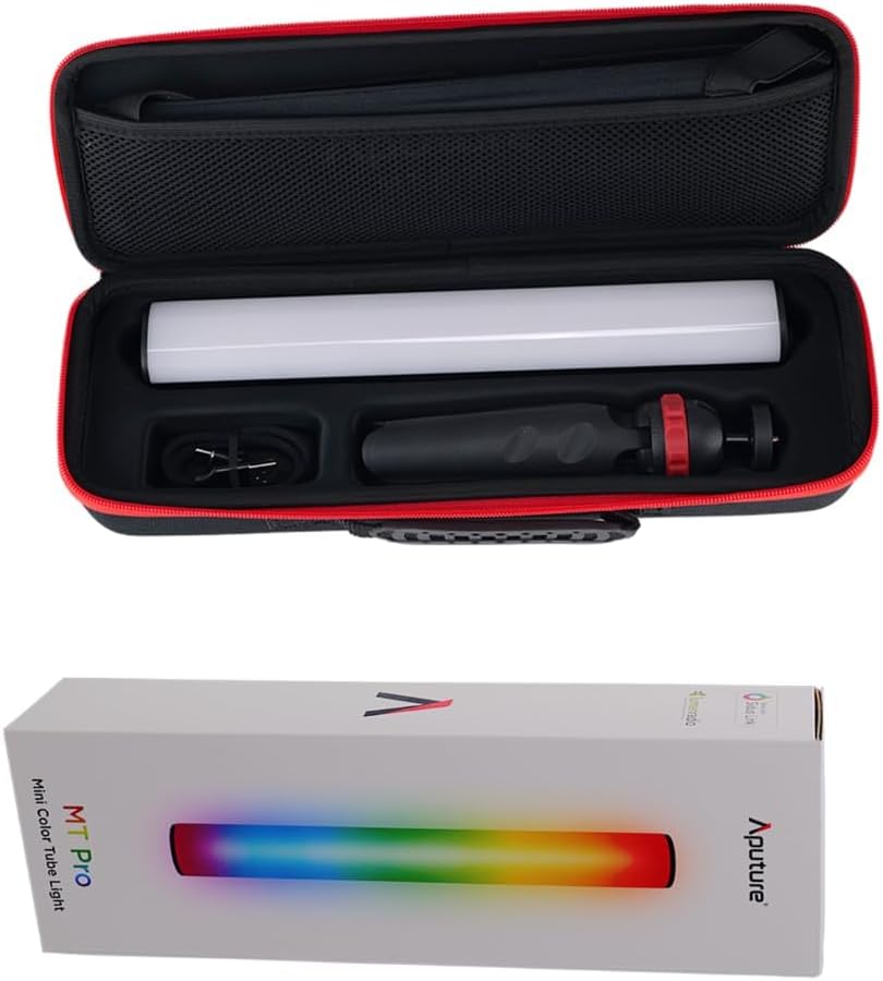 Aputure MT Pro,RGBWW Mini Tube Light,2,000K - 10,000K Led Video Light Wand,Pixel-Mappable,Built-in 9 System FX App Control for for Vlogging, Photography, Zoom Call TikTok Video Fill Light