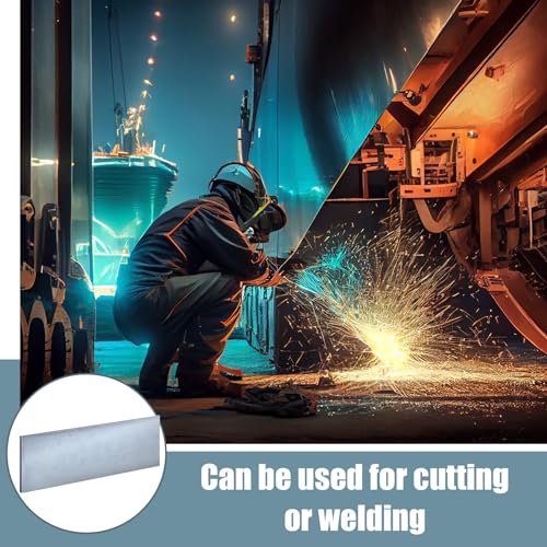 Image of Tandefio 2 Pcs 1 /8 x 3 x 12 Inches Hot Rolled Mild Steel Plate Steel Flat Plate Sheet Weldable Flat Stock Black Metal Sheet for Cutting, Industrial Machinery Manufacturing Residential