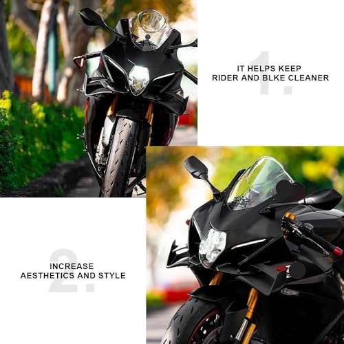 Kit de carénage d'ailes aérodynamiques Suzuki GSXR1000R finition ABS
