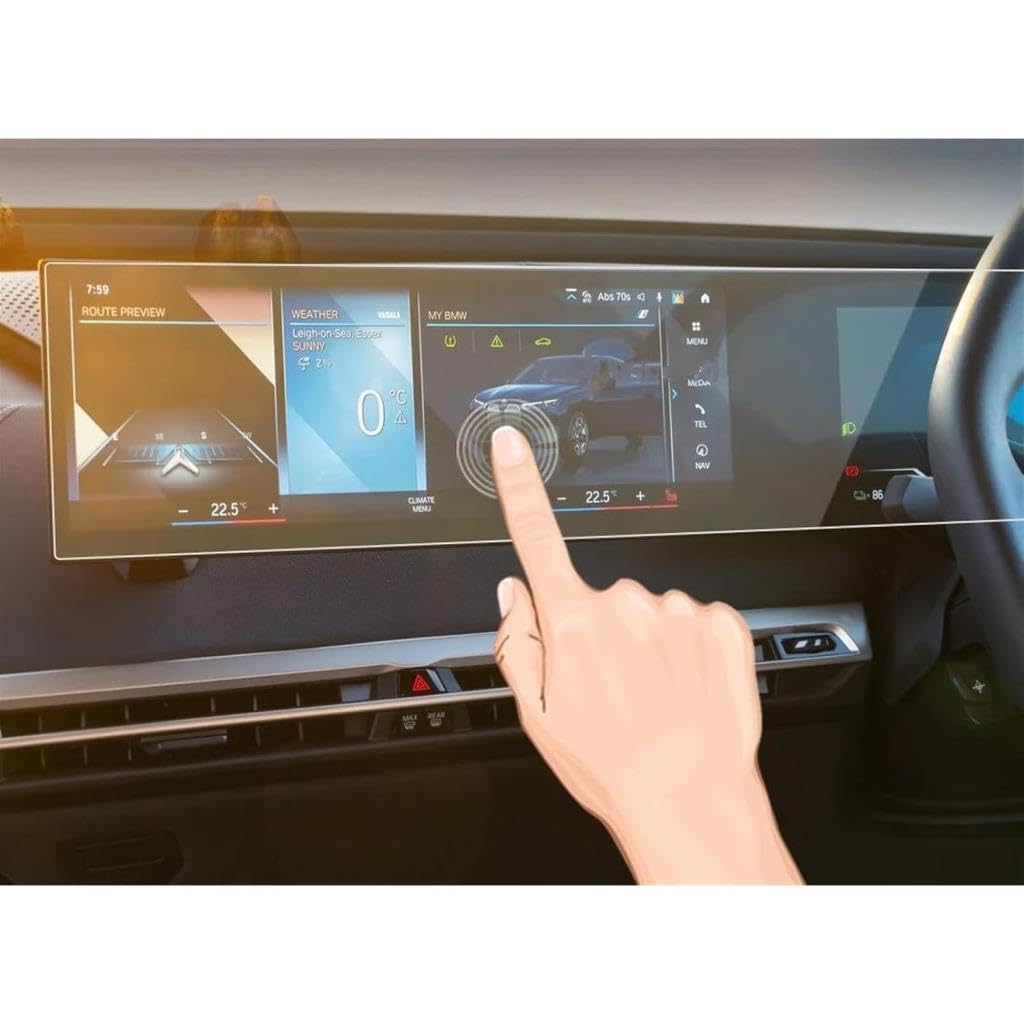 Engo Bmw X3 20d Xdrive İle Uyumlu Mat Ekran Koruyucu Yansıma Önler Tek Parça