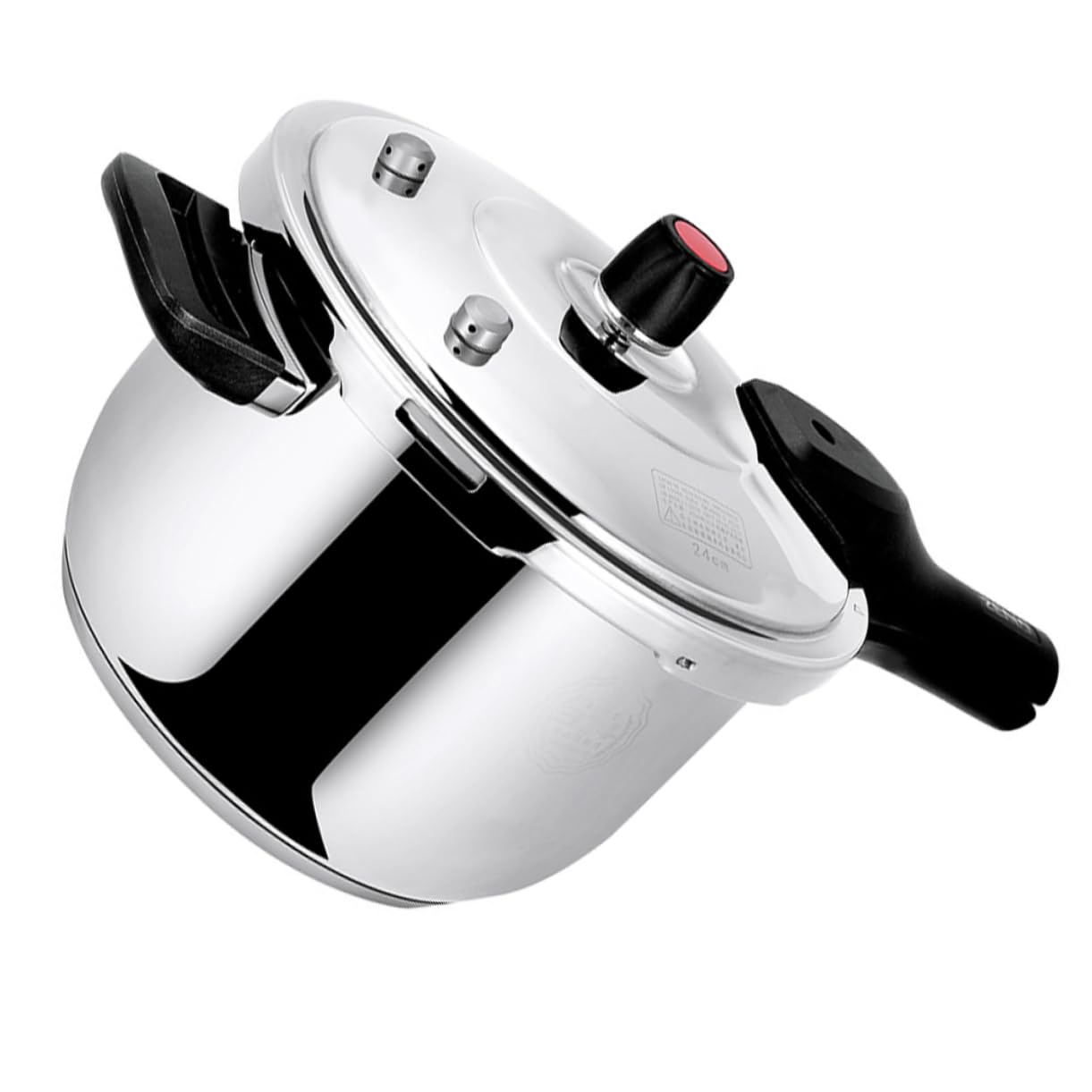 BRIGHTFUFU Mini Electric Stove Pressure Cooker Insulated Handle Gas Induction Cooker Pot Pressure Cooker Save Time Energy