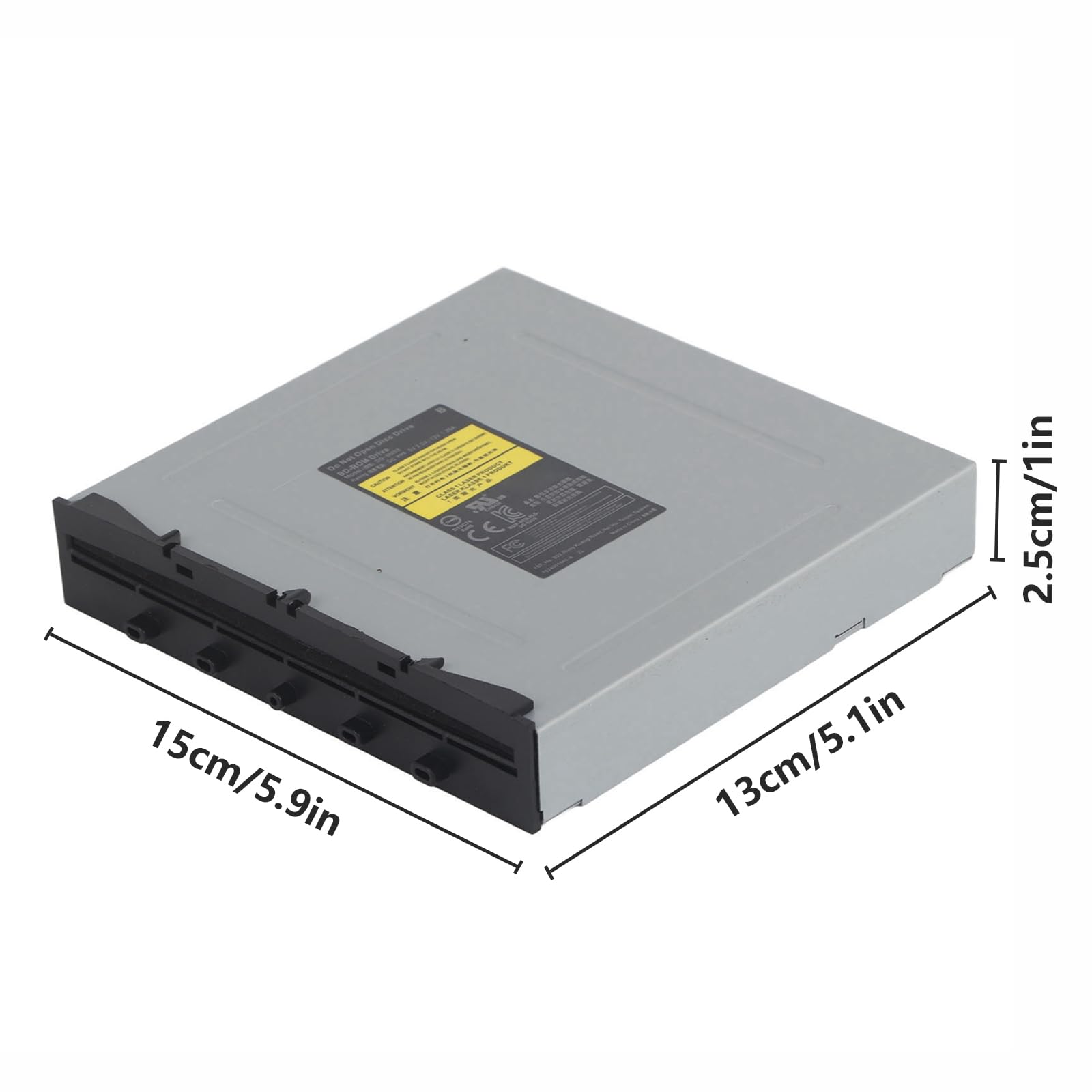 One X - Unità disco di ricambio, in lega di alluminio, unità disco Blu-Ray portatile, parti di riparazione compatibili con console di gioco One X DG 6M5S