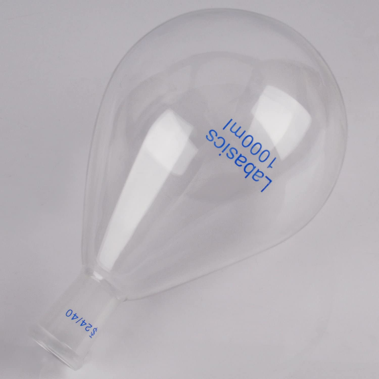 Kolf, maat, 10 ml, borosilicaat, NS 7/16. PE stop | Nederland