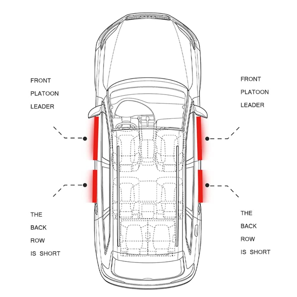 4 Protège-Seuils En Fibre De Carbone Pour VW Scirocco - Anti-Rayures, Auto-Adhésifs