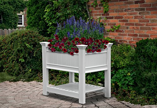 Cambridge 36"W x 24"L Vinyl Raised Planter - Image 5