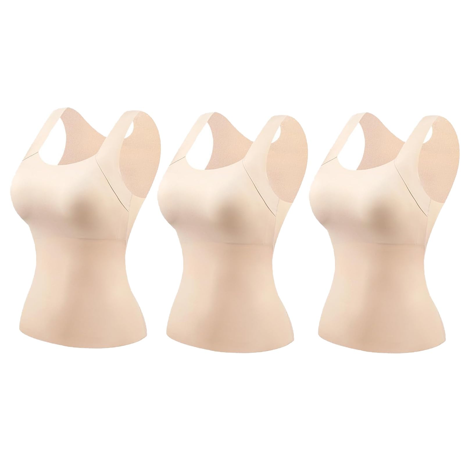 Canotta Modellante con Reggiseno Incorporato, Canotta con Reggiseno, Canotta Alta con Scollo a U