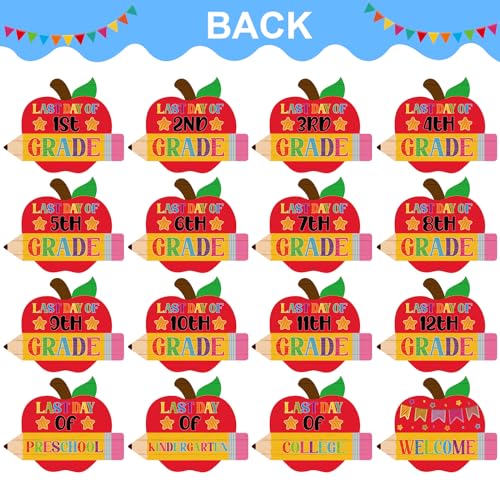 WaaHome-First-Last-Day-of-School-Chalkboard-Sign-8×10-Double-Sided-Back-to-School-Photo-Prop-Signs-for-Kids-Girls-Boys-Reusable-1st-Day-of-Preschool-Kindergarten-to-College-15-Grades-Supplies WaaHome First Last Day of School Chalkboard Sign 8×10 Double Sided Back to School Photo Prop Signs for Kids Girls Boys Reusable 1st Day of Preschool Kindergarten to College 15 Grades Supplies