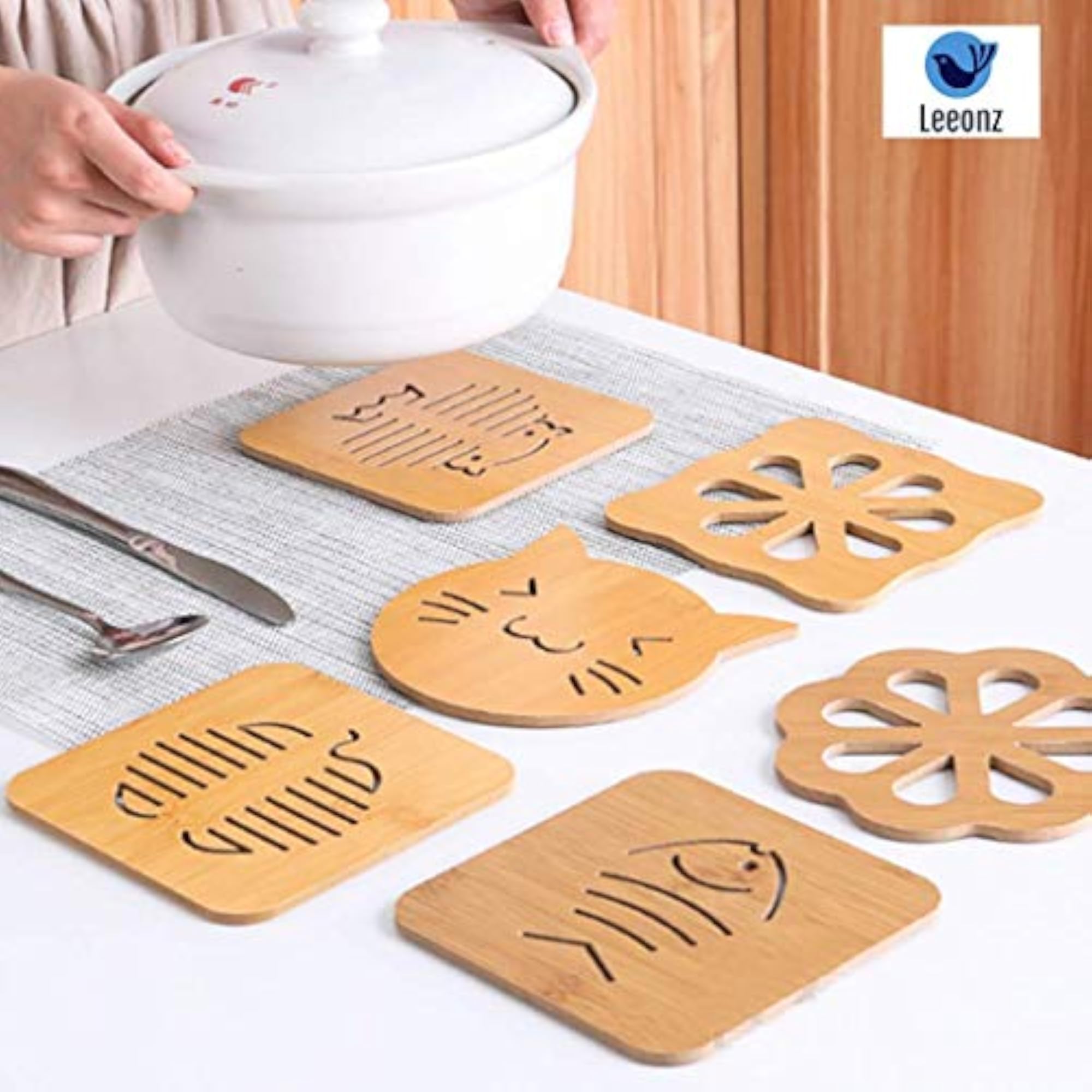 Coasters for Drinks, Multifunctional Round/Square Insulation Pad