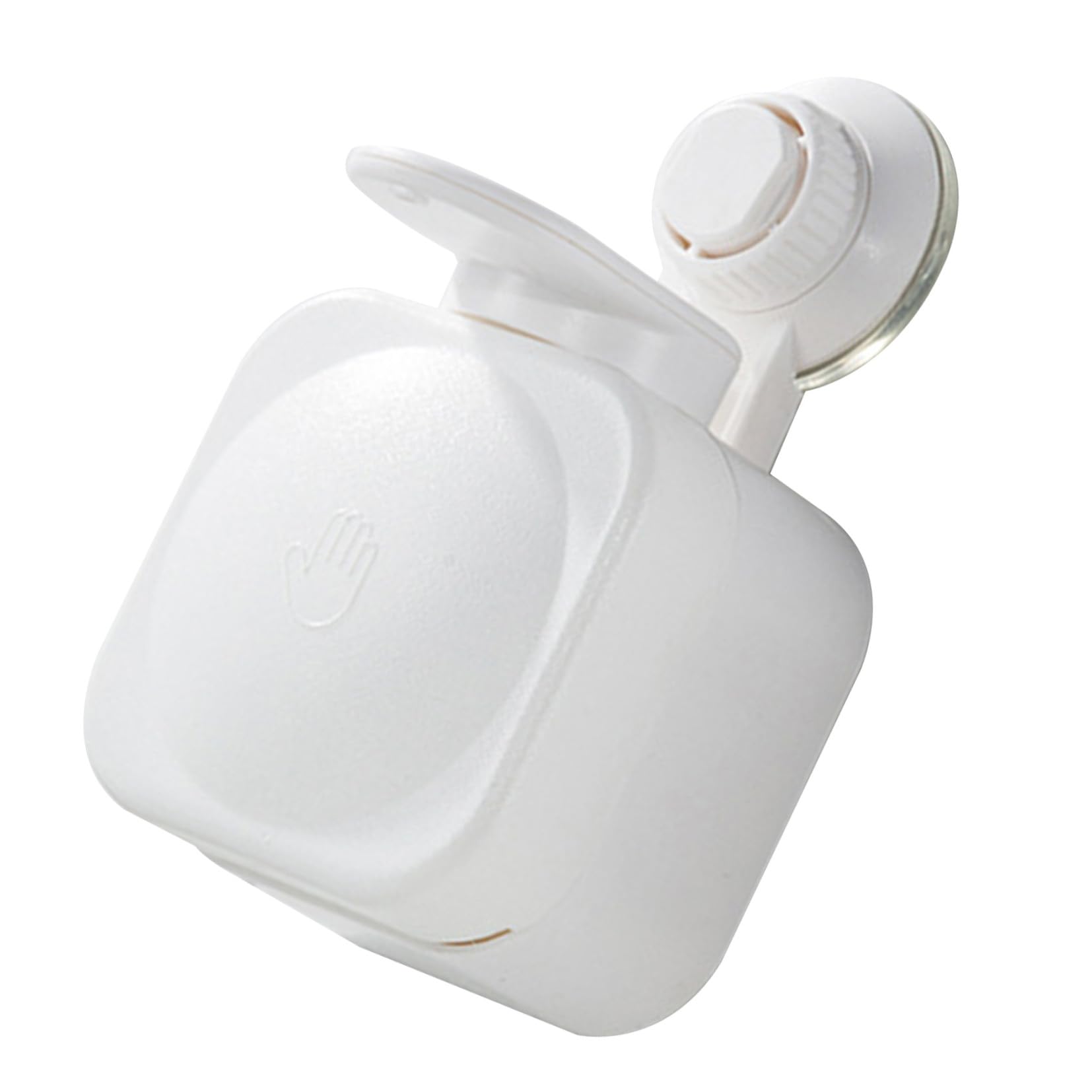 Gatuida Dispenser Sapone da Muro in Abs Bianco Design Moderno, Facile da Premere e Anti-blocco, per Docce in Scuole e Ristoranti