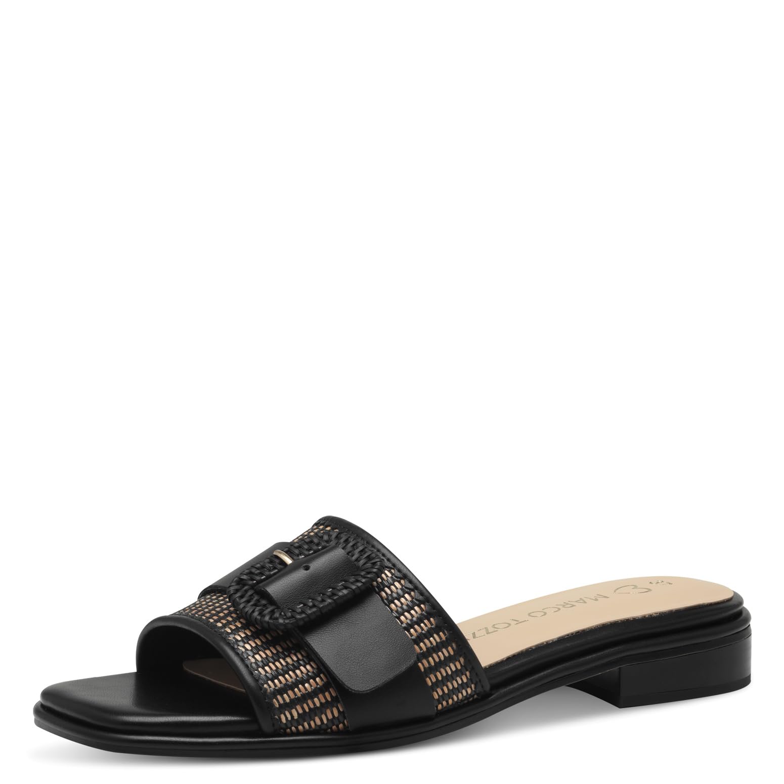 MARCO TOZZI Women's Sandale 2-27100-44, Black, 4 UK